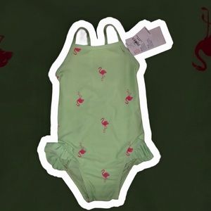 Old Navy Flamingo One Piece Swimsuit 18-24m